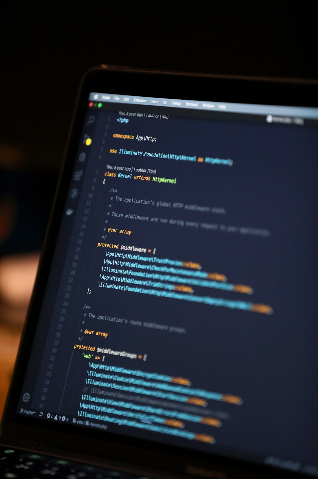 programmer writing insurance code